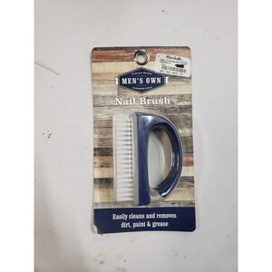 Men's Own Hair Brush Easy Grip Handle Easily Clean Nail's Dirt, Grease & Paint